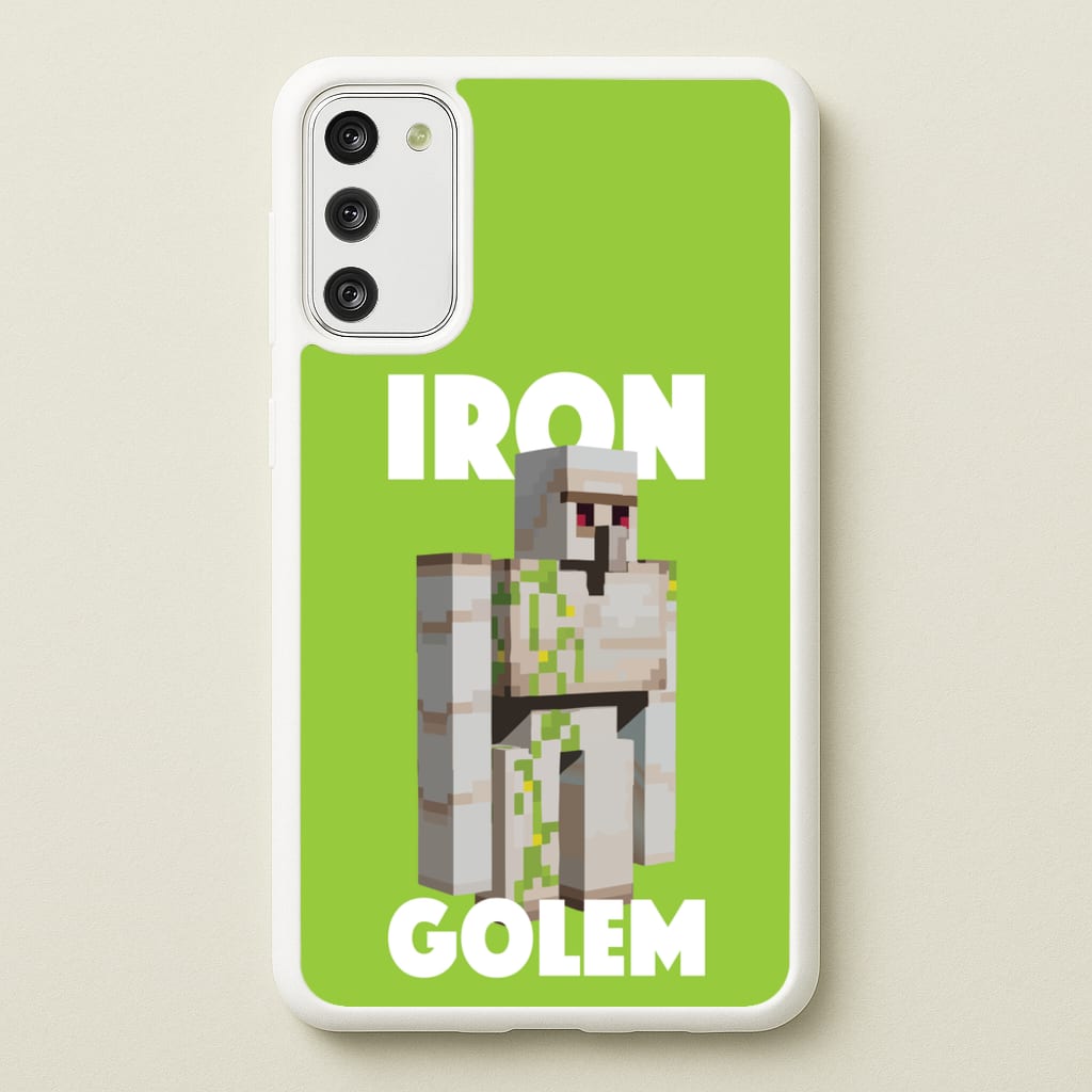 Iron Golem - Minecraft Phone Case for Galaxy S20