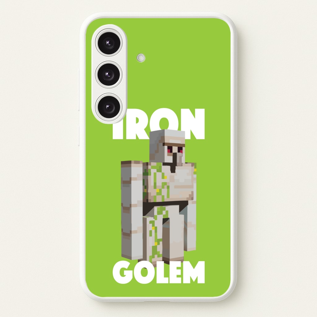 Iron Golem - Minecraft Phone Case for Galaxy S24