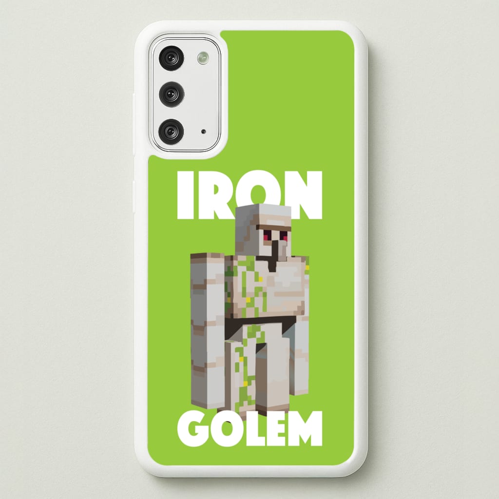 Iron Golem - Minecraft Phone Case for Galaxy Note 20