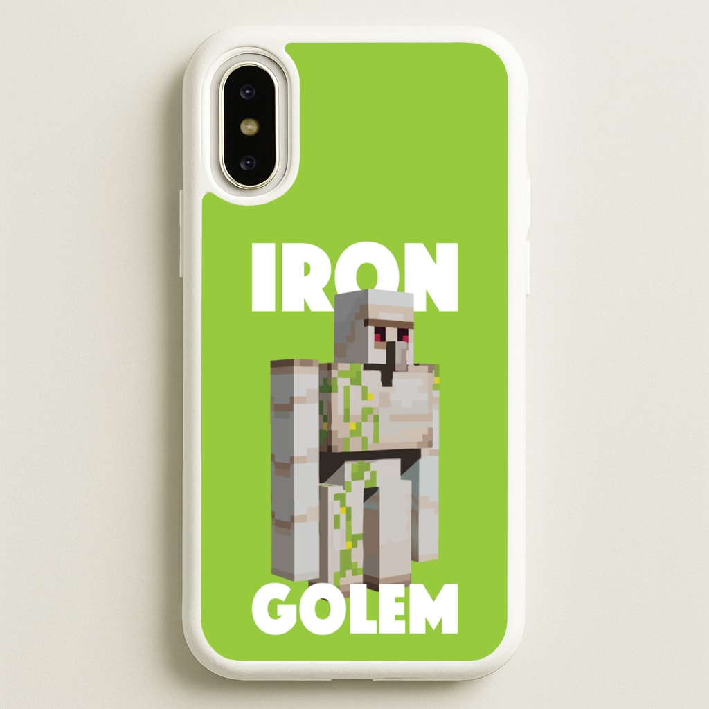 Iron Golem - Minecraft Phone Case for iPhone X / XS