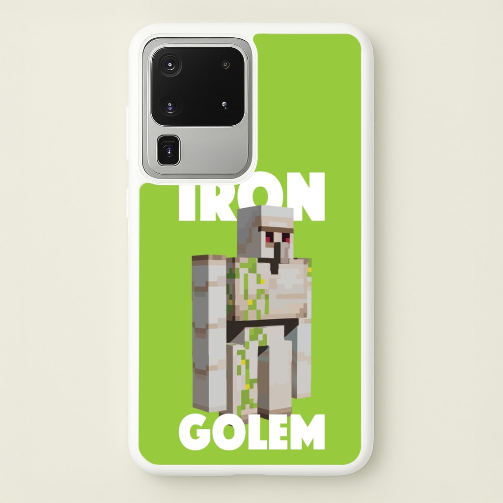 Iron Golem - Minecraft Phone Case for Galaxy S20 Ultra