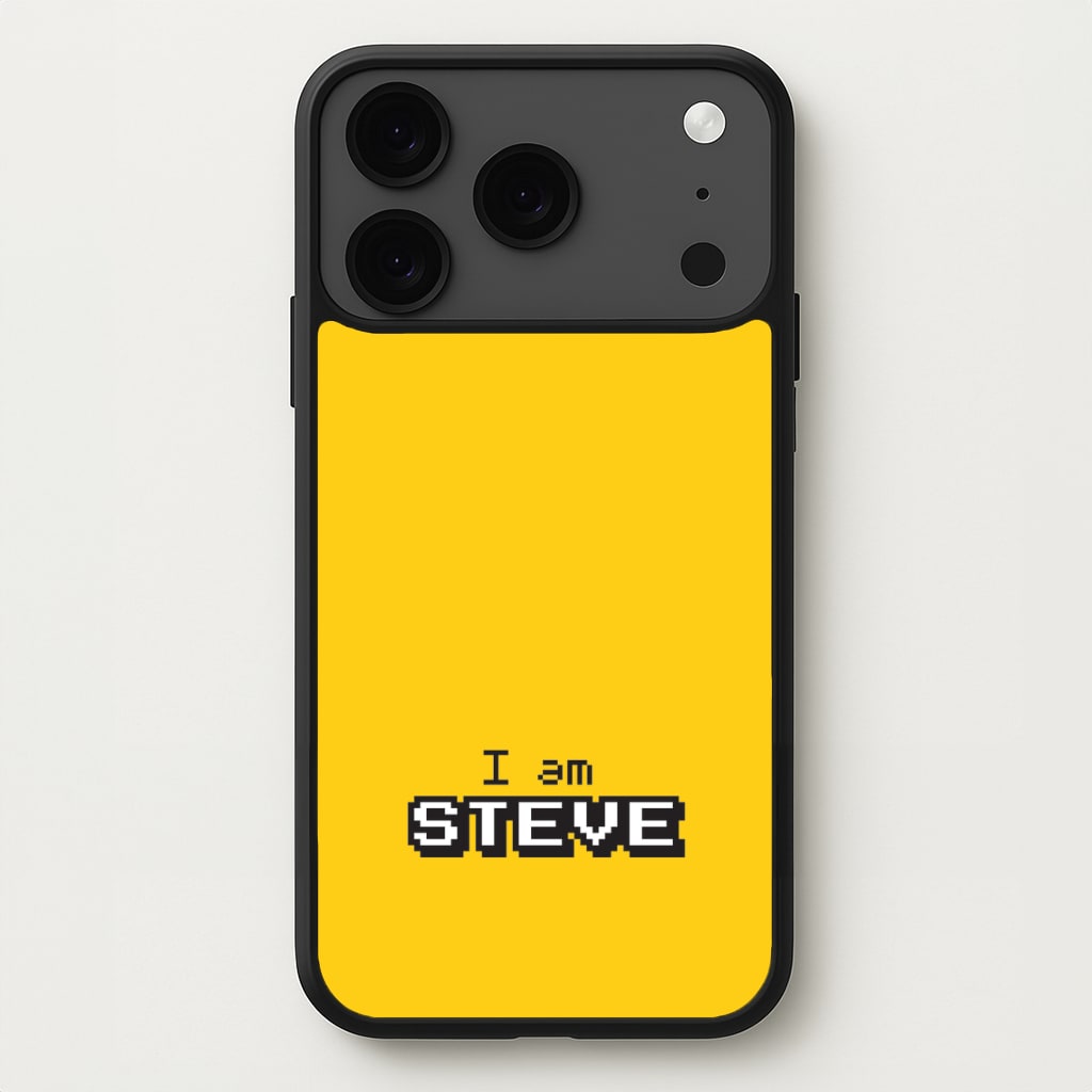 I Am Steve Phone Case for iPhone 17 Pro Max