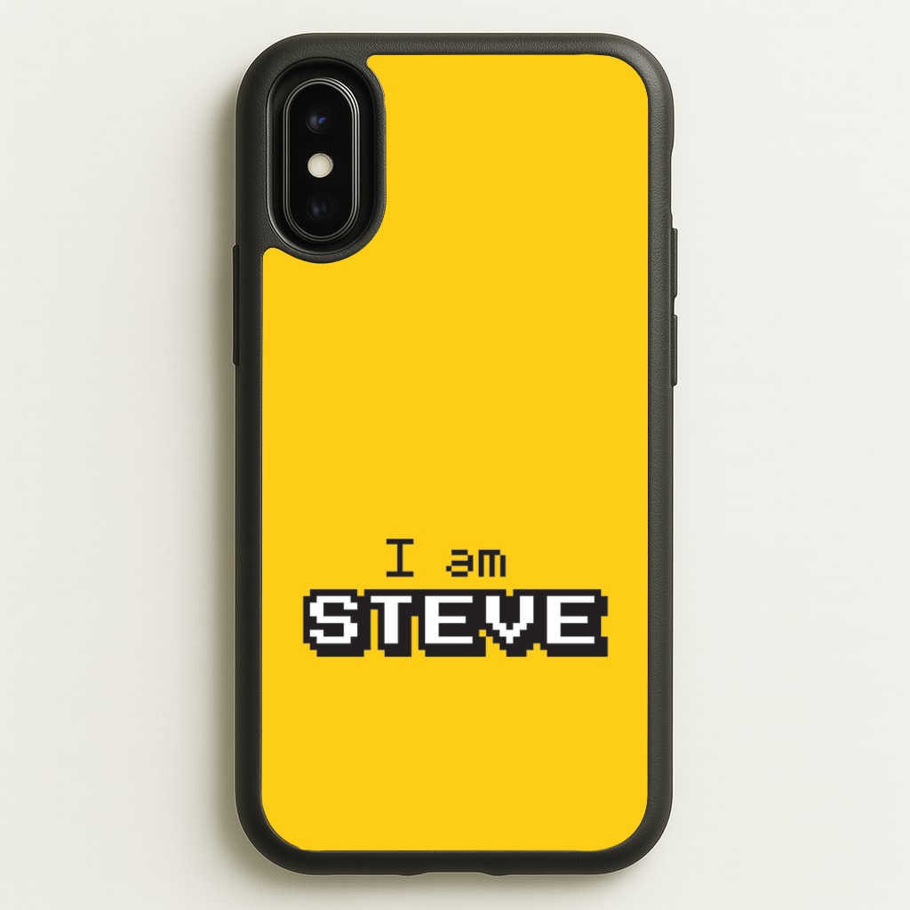 I Am Steve - Minecraft Phone Case for iPhone X / XS