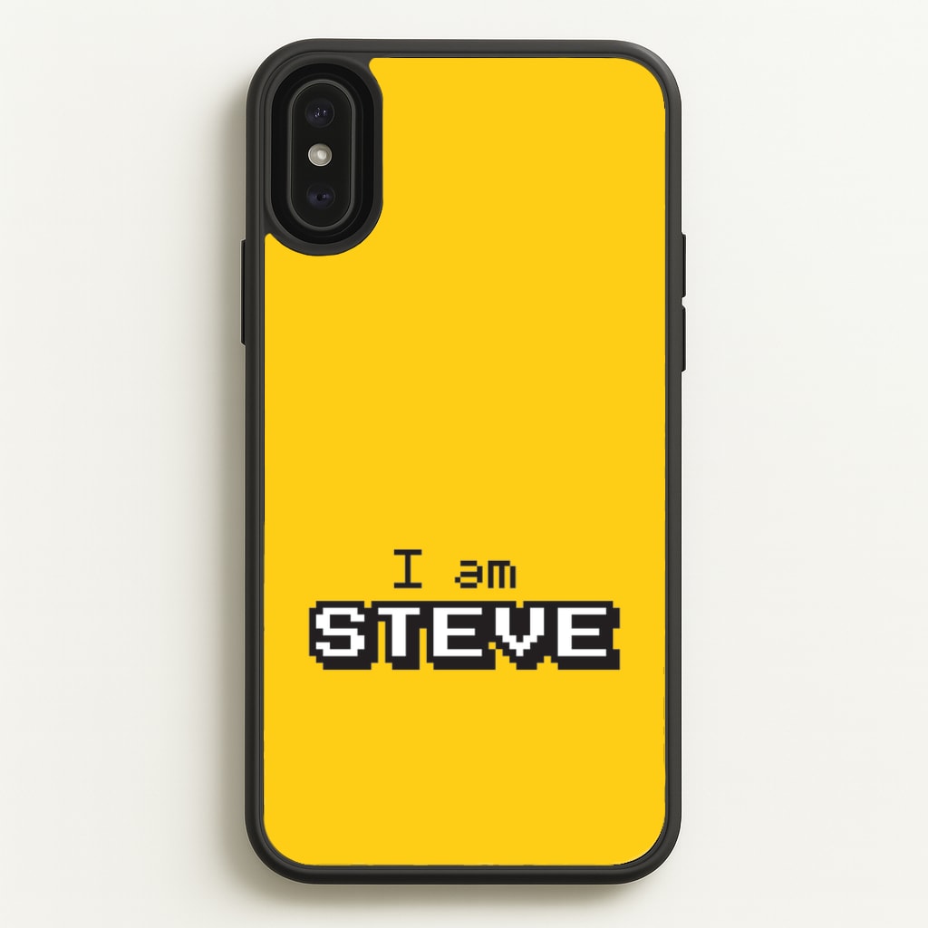 I Am Steve - Minecraft Phone Case for iPhone XS Max