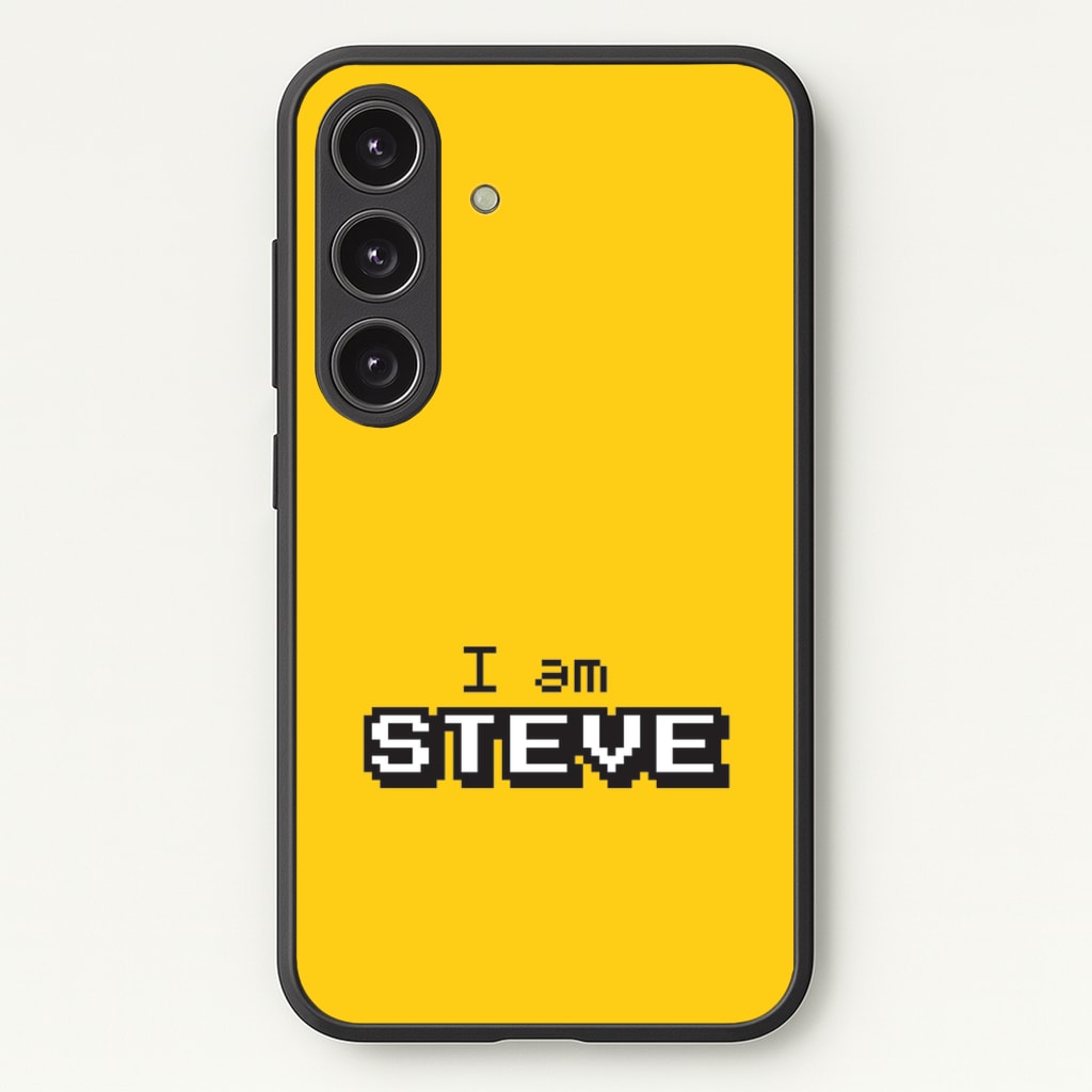 I Am Steve - Minecraft Phone Case for Galaxy S24FE