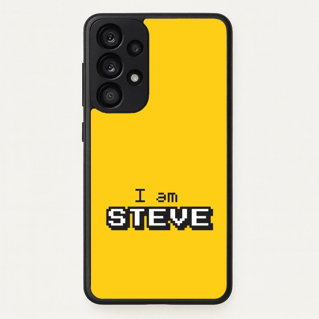 I Am Steve - Minecraft Phone Case for Galaxy A53