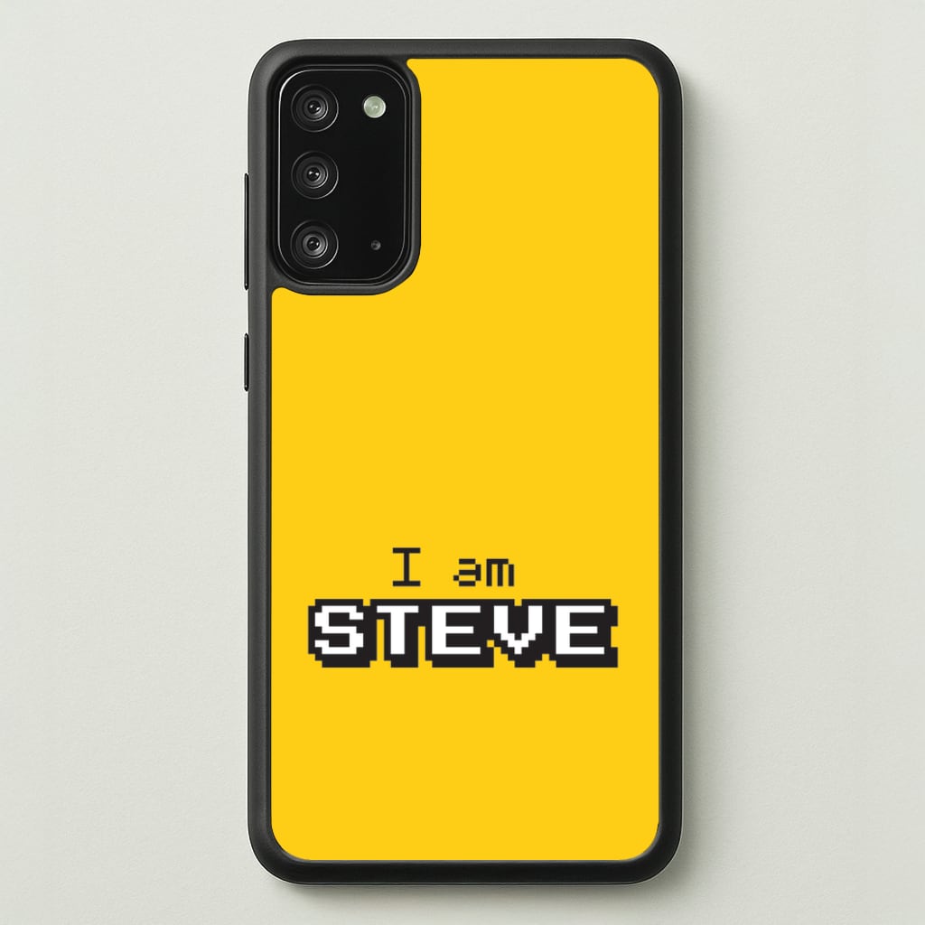 I Am Steve - Minecraft Phone Case for Galaxy Note 20