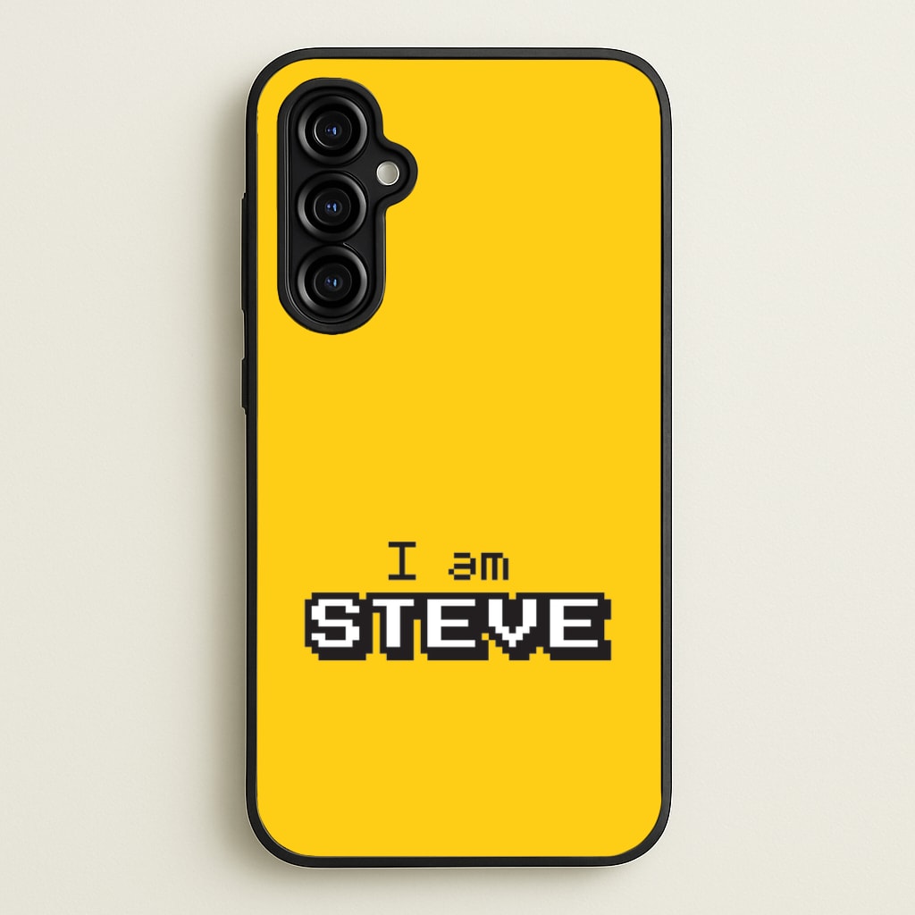 I Am Steve - Minecraft Phone Case for Galaxy A54