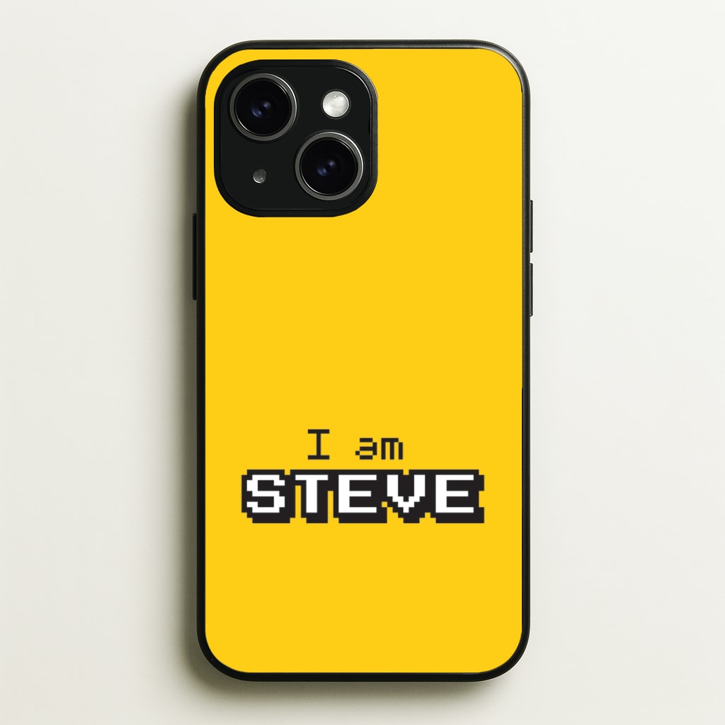 I Am Steve - Minecraft Phone Case for iPhone 15