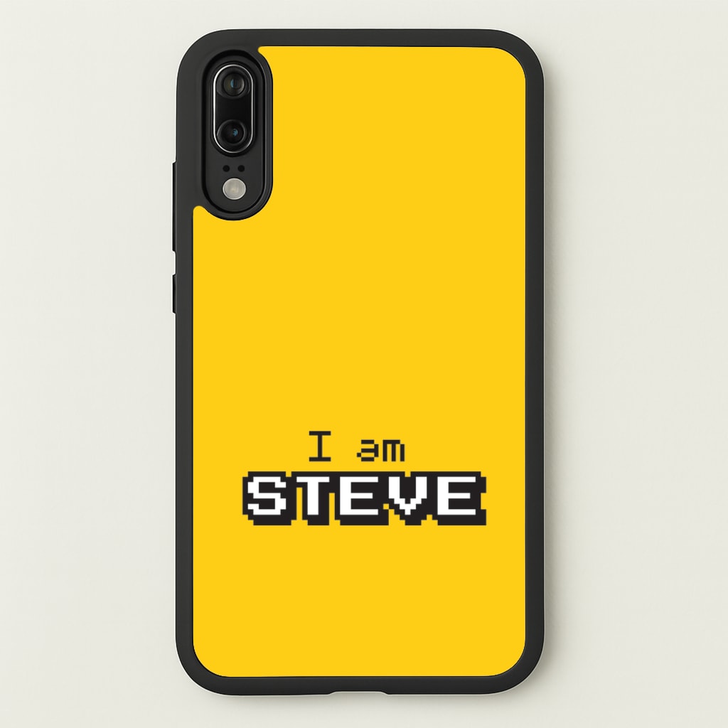 I Am Steve - Minecraft Phone Case for Huawei P20