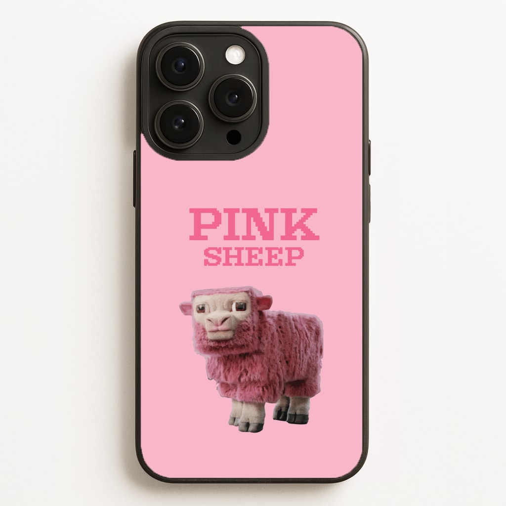 Pink Sheep - Minecraft Phone Case for iPhone 16 Pro Max