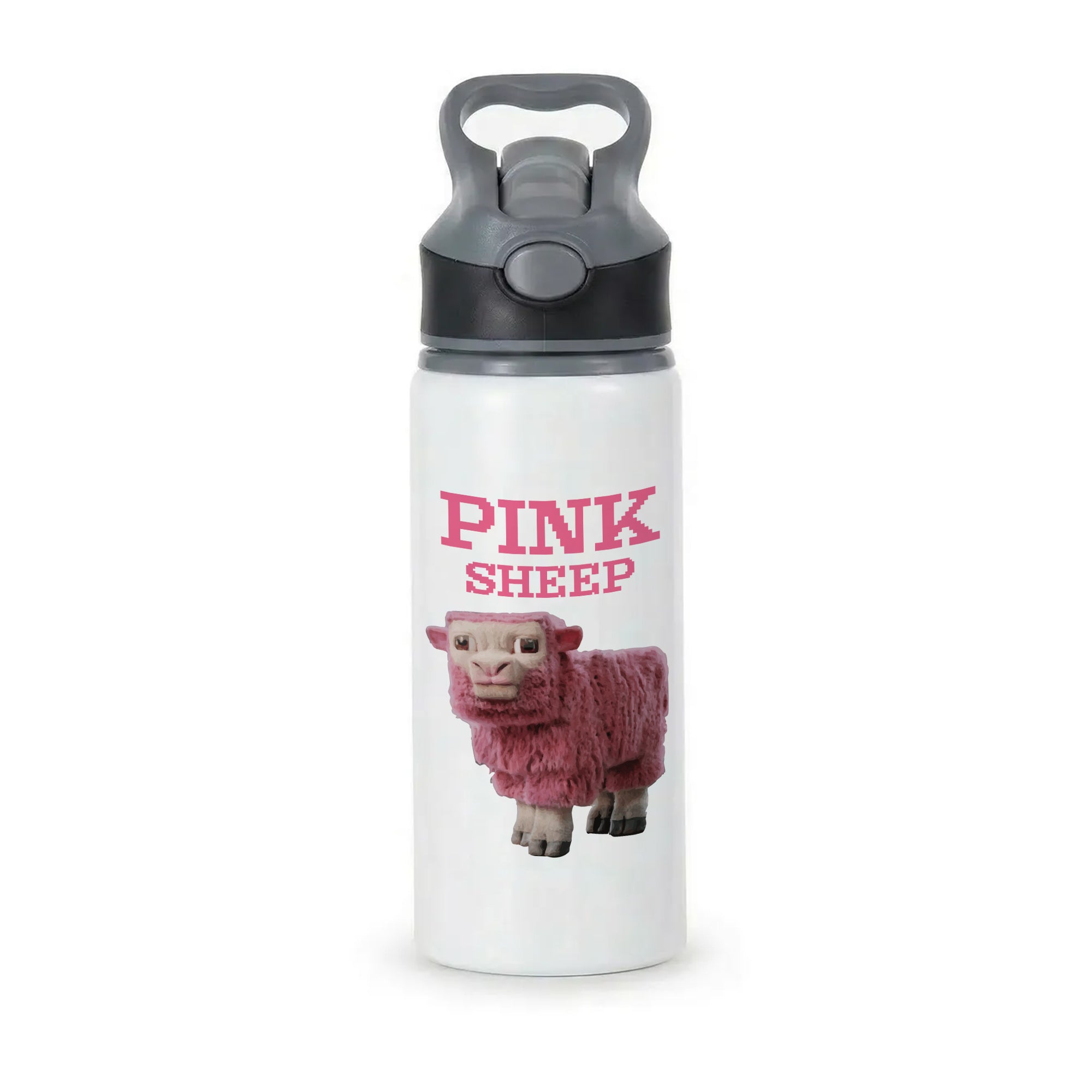 Pink Sheep Active Water Bottle - Black