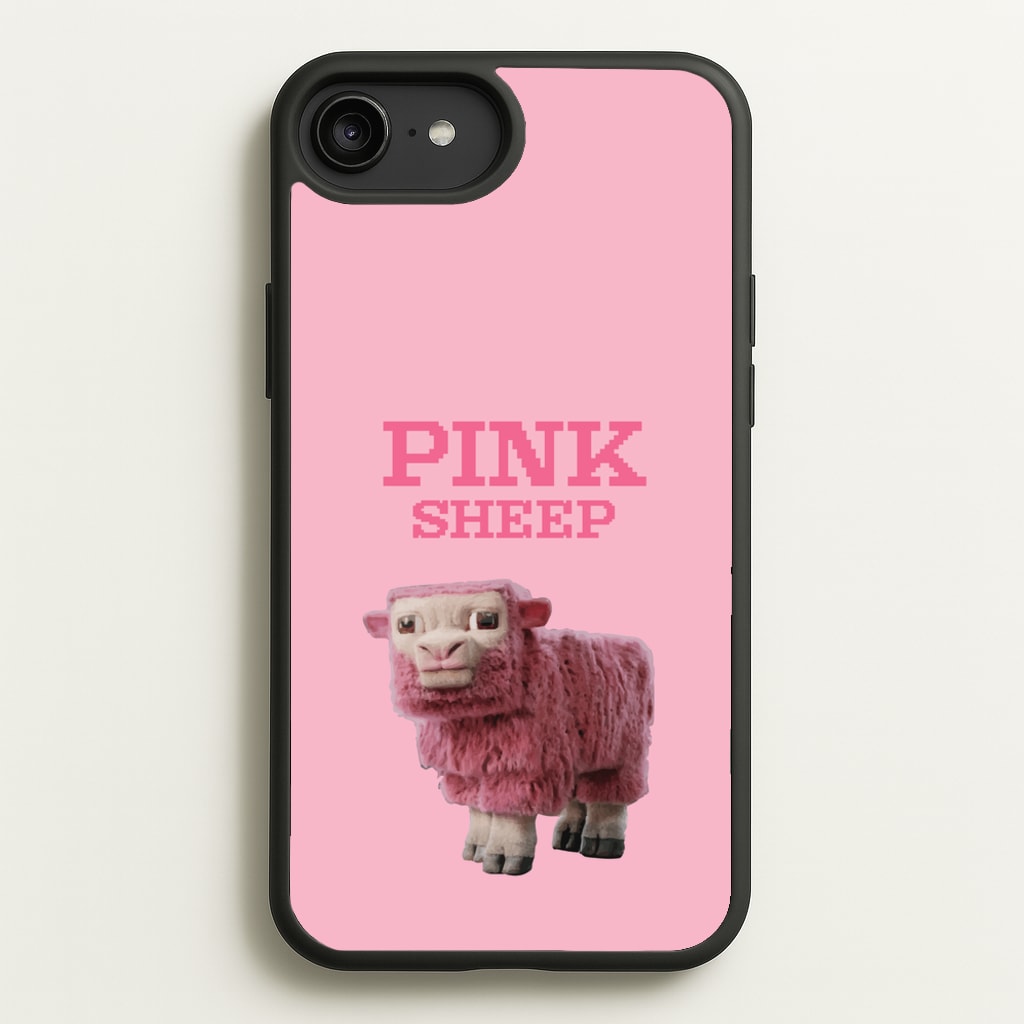 Pink Sheep - Minecraft Phone Case for iPhone 6 Plus / 7 Plus / 8 Plus
