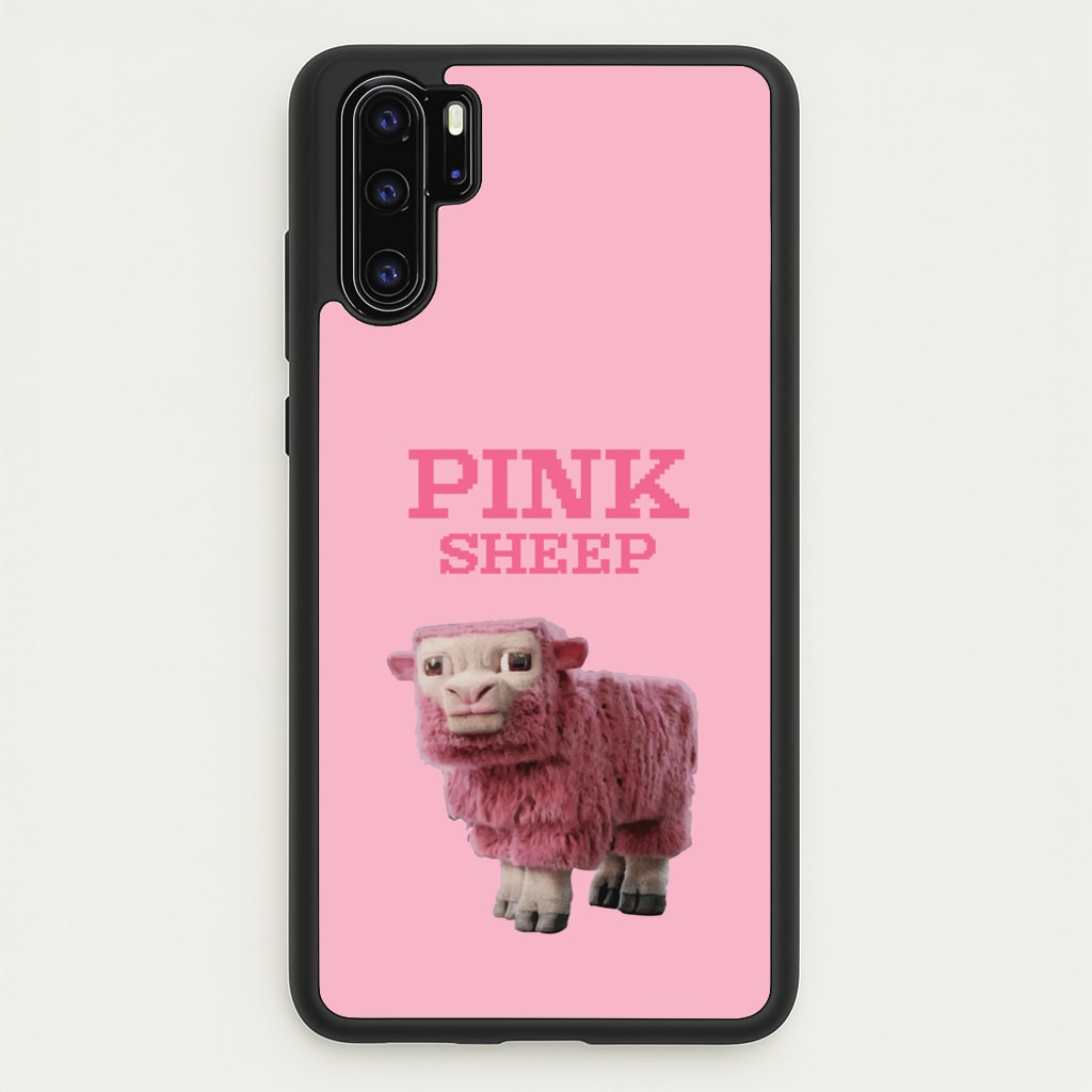 Pink Sheep - Minecraft Phone Case for Huawei P30 Pro