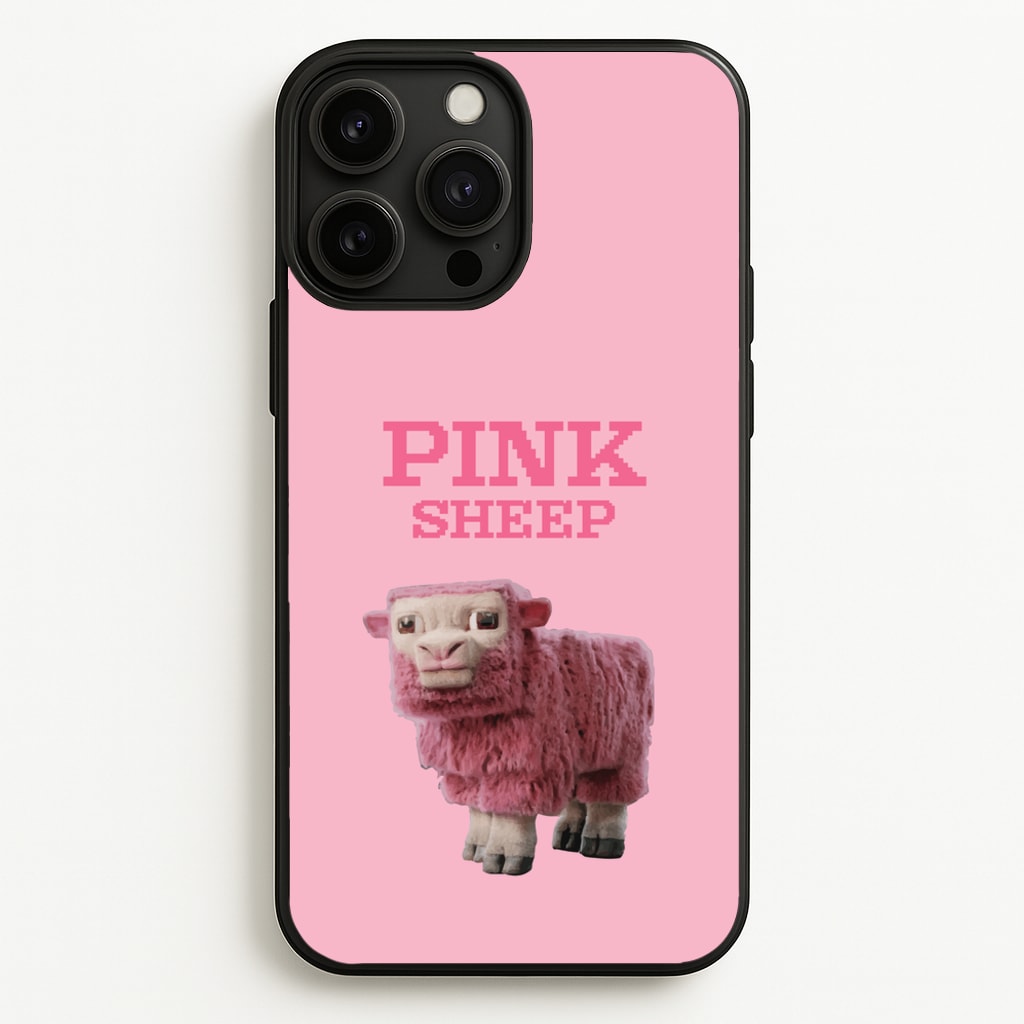 Pink Sheep - Minecraft Phone Case for iPhone 13 Pro Max