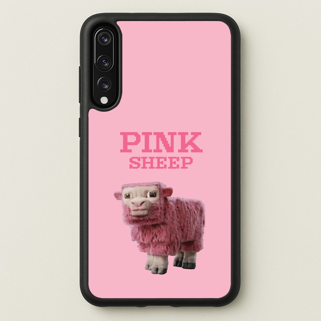 Pink Sheep - Minecraft Phone Case for Huawei P20 Pro