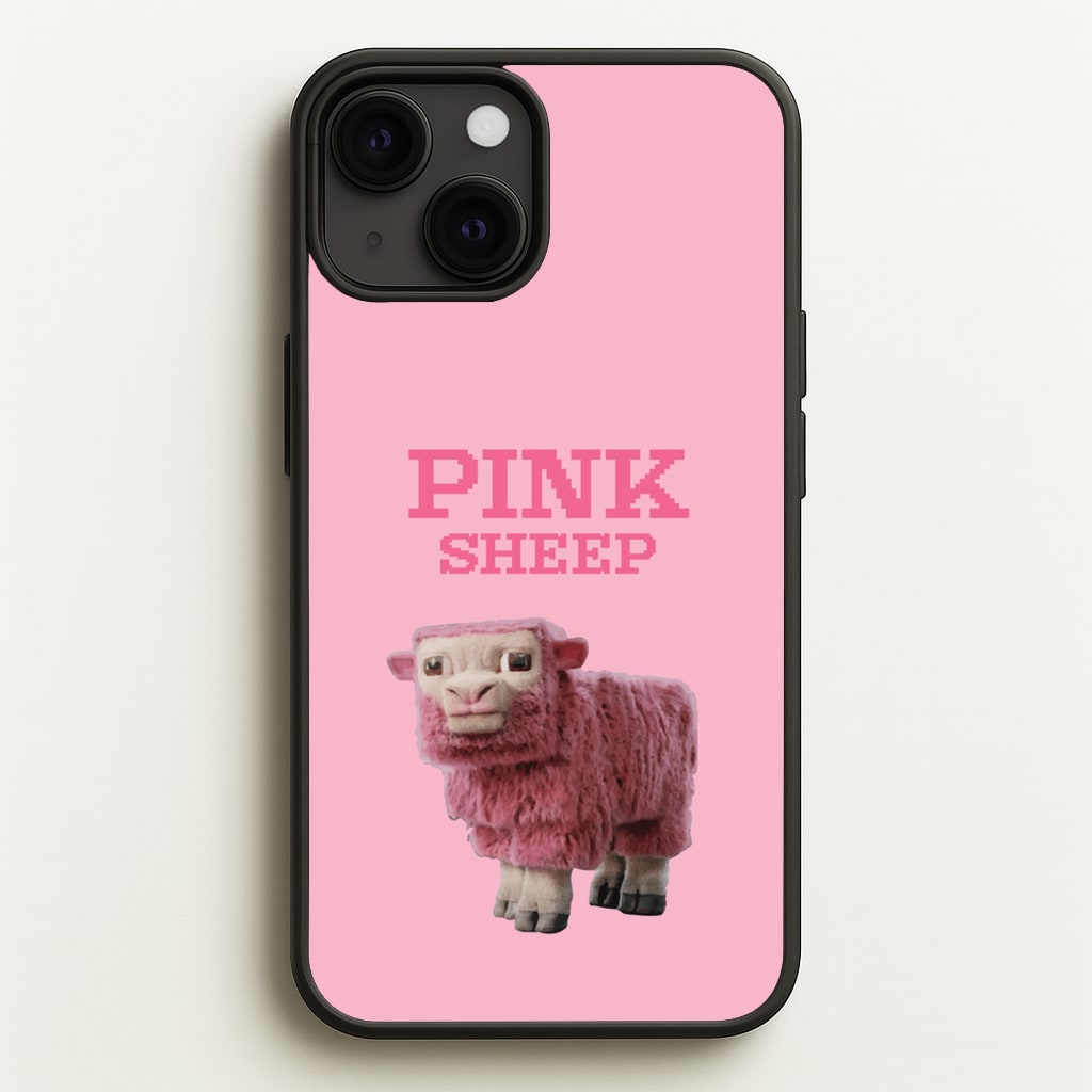 Pink Sheep - Minecraft Phone Case for iPhone 13