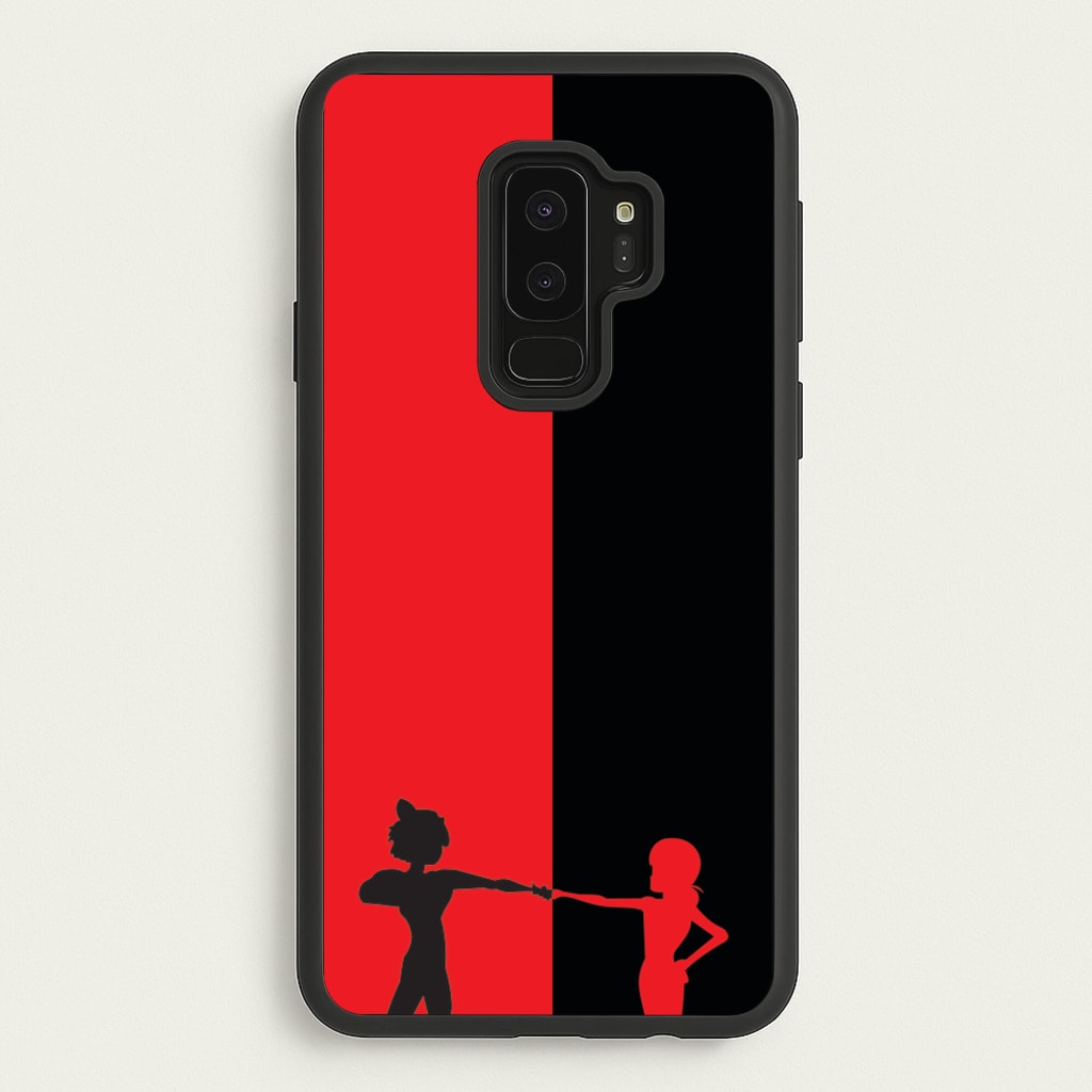 Red And Black - Miraculous Phone Case for Galaxy S9 Plus