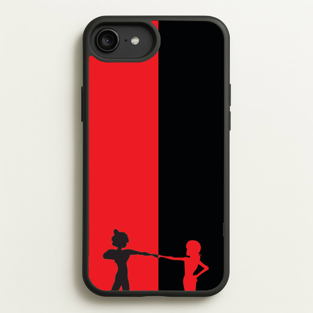 Red And Black - Miraculous Phone Case for iPhone 6 Plus / 7 Plus / 8 Plus
