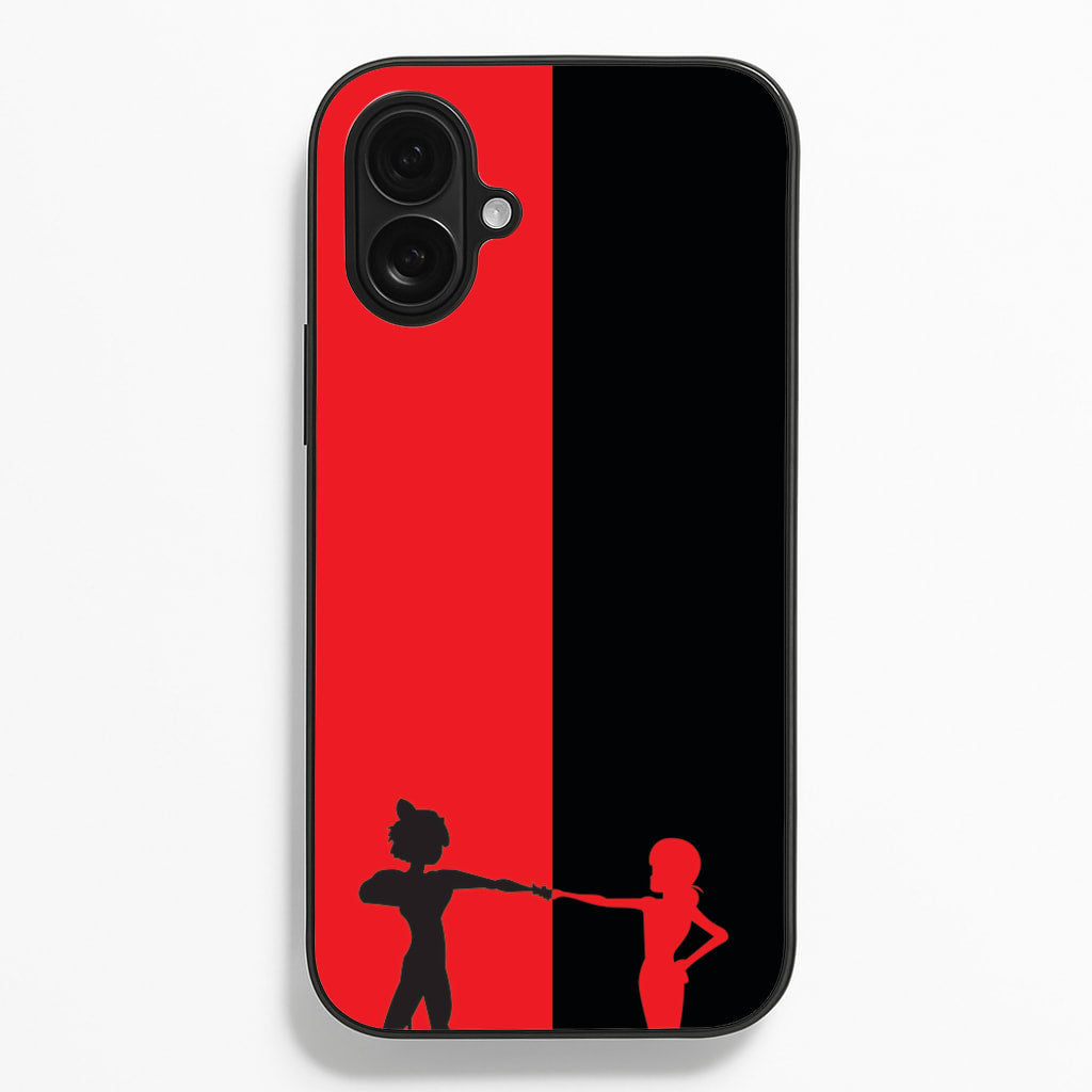 Red And Black Phone Case