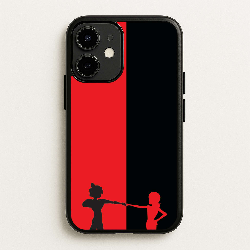 Red And Black - Miraculous Phone Case for iPhone 12 / 12 Pro