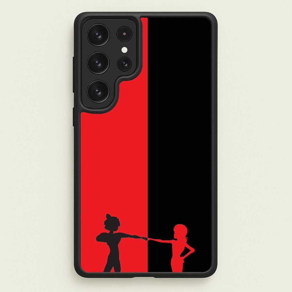 Red And Black - Miraculous Phone Case for Galaxy S22 Ultra