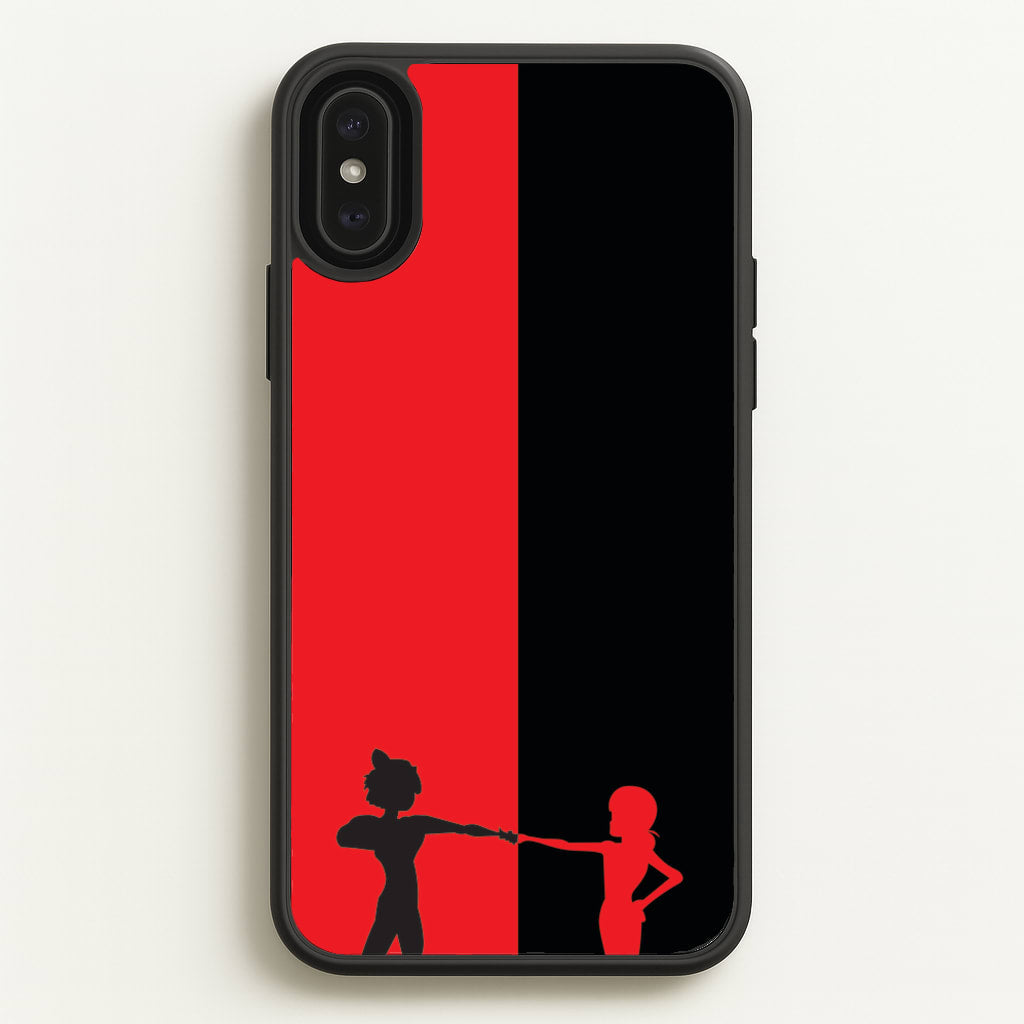 Red And Black - Miraculous Phone Case for iPhone XS Max