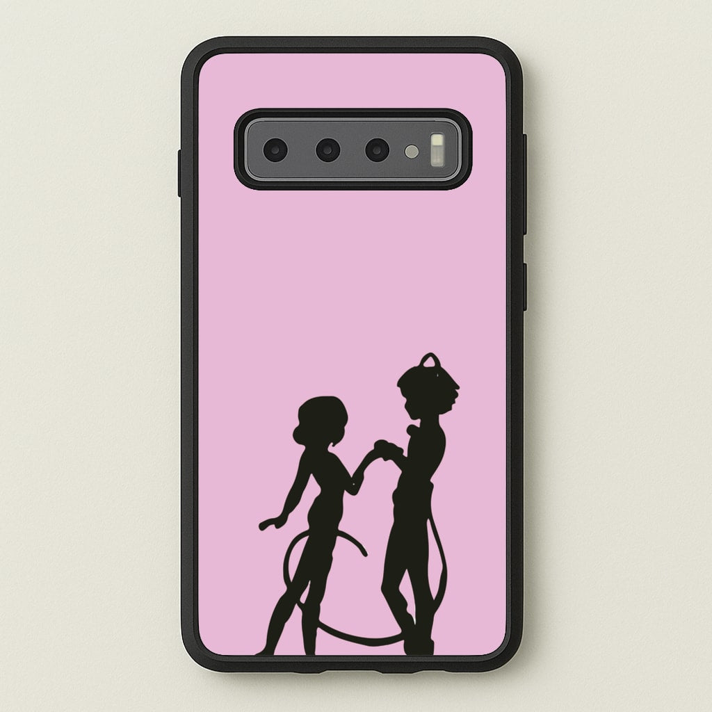 Ladybug And Cat Noir - Miraculous Phone Case for Galaxy S10 Plus