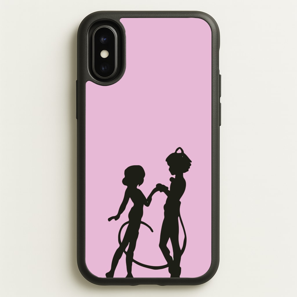 Ladybug And Cat Noir - Miraculous Phone Case for iPhone X / XS