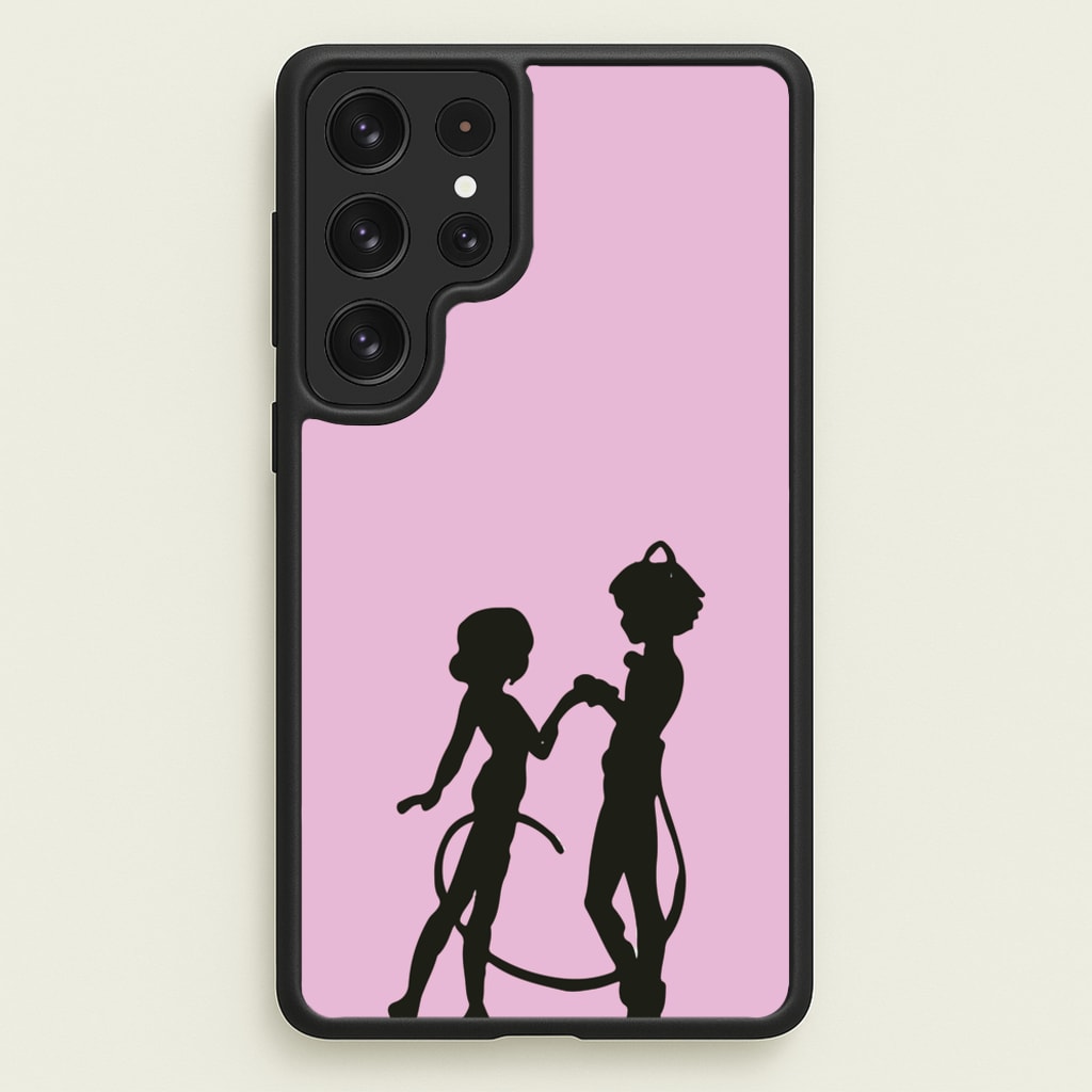 Ladybug And Cat Noir - Miraculous Phone Case for Galaxy S22 Ultra