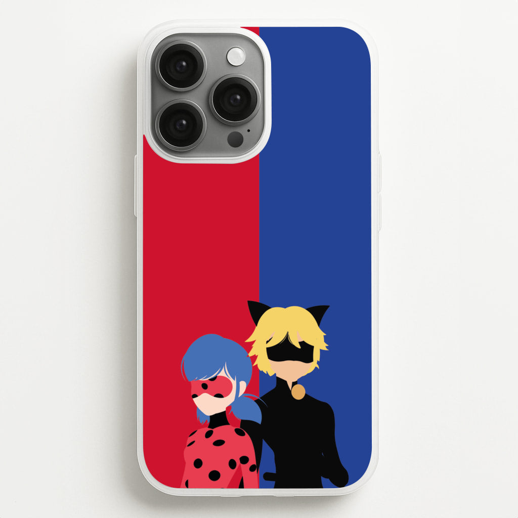 Red And Blue - Miraculous Phone Case for iPhone 13 Pro Max