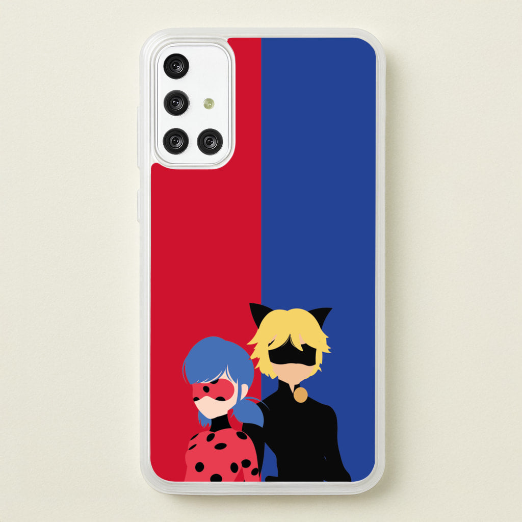 Red And Blue - Miraculous Phone Case for Galaxy A71