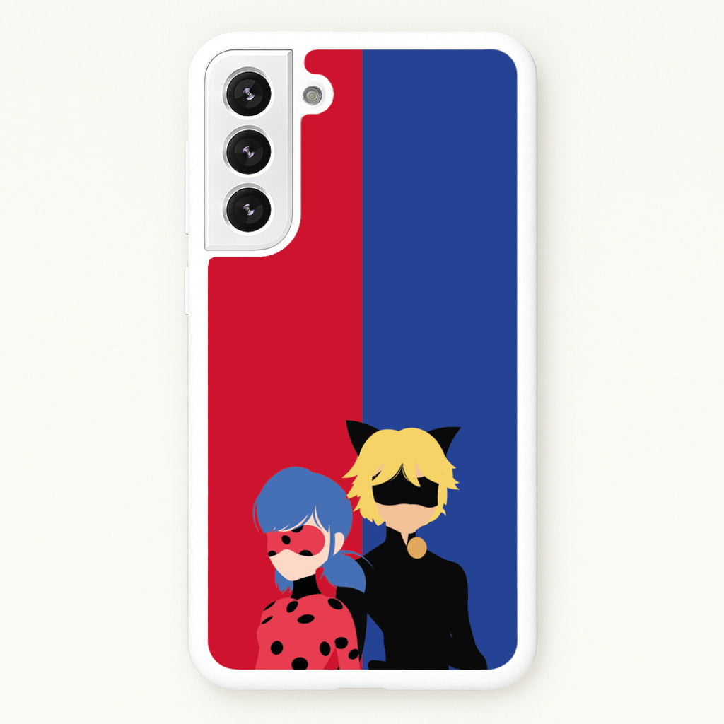 Red And Blue - Miraculous Phone Case for Galaxy S22 Plus