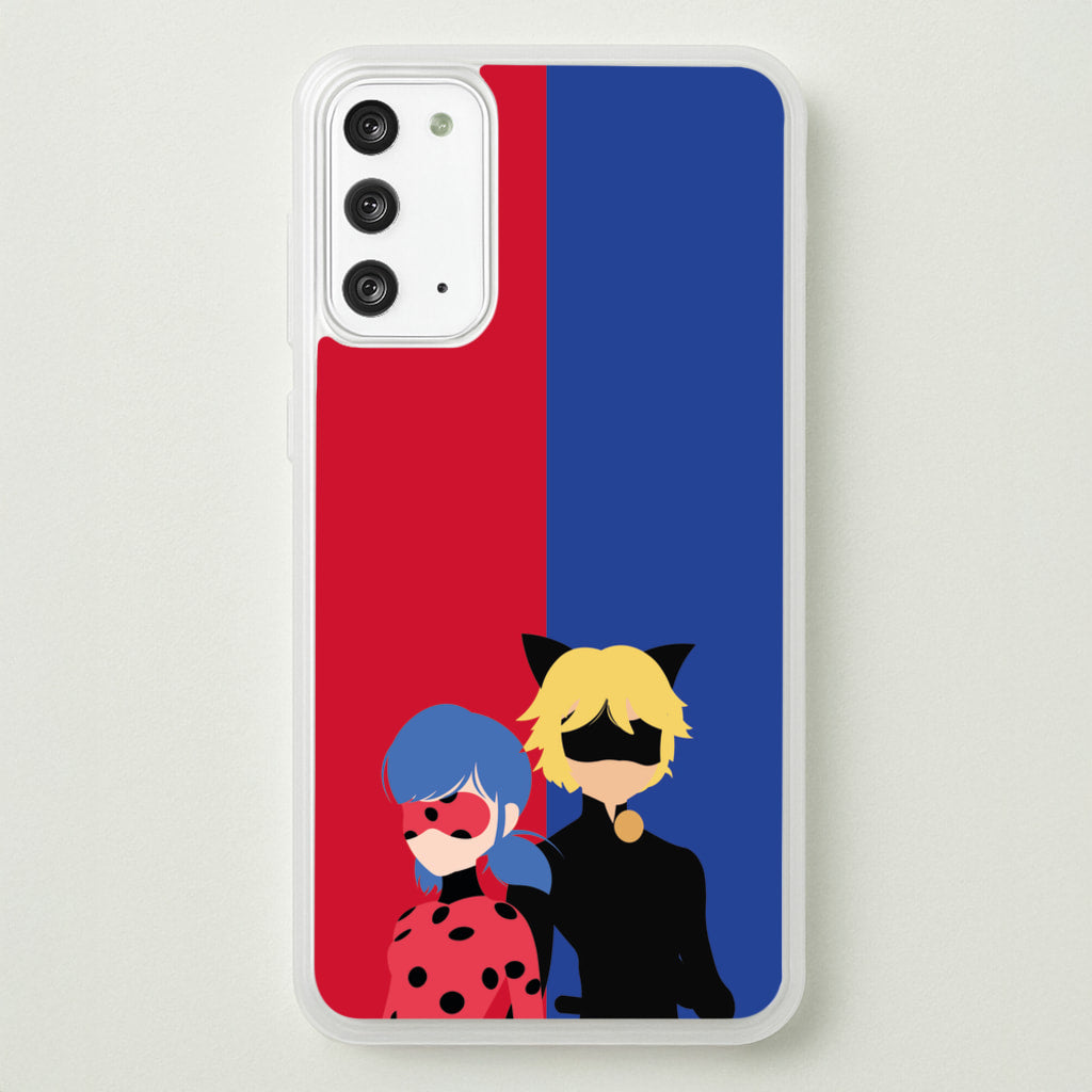 Red And Blue - Miraculous Phone Case for Galaxy Note 20