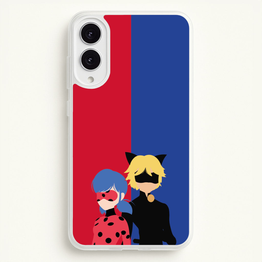 Red And Blue - Miraculous Phone Case for Galaxy S25 Edge