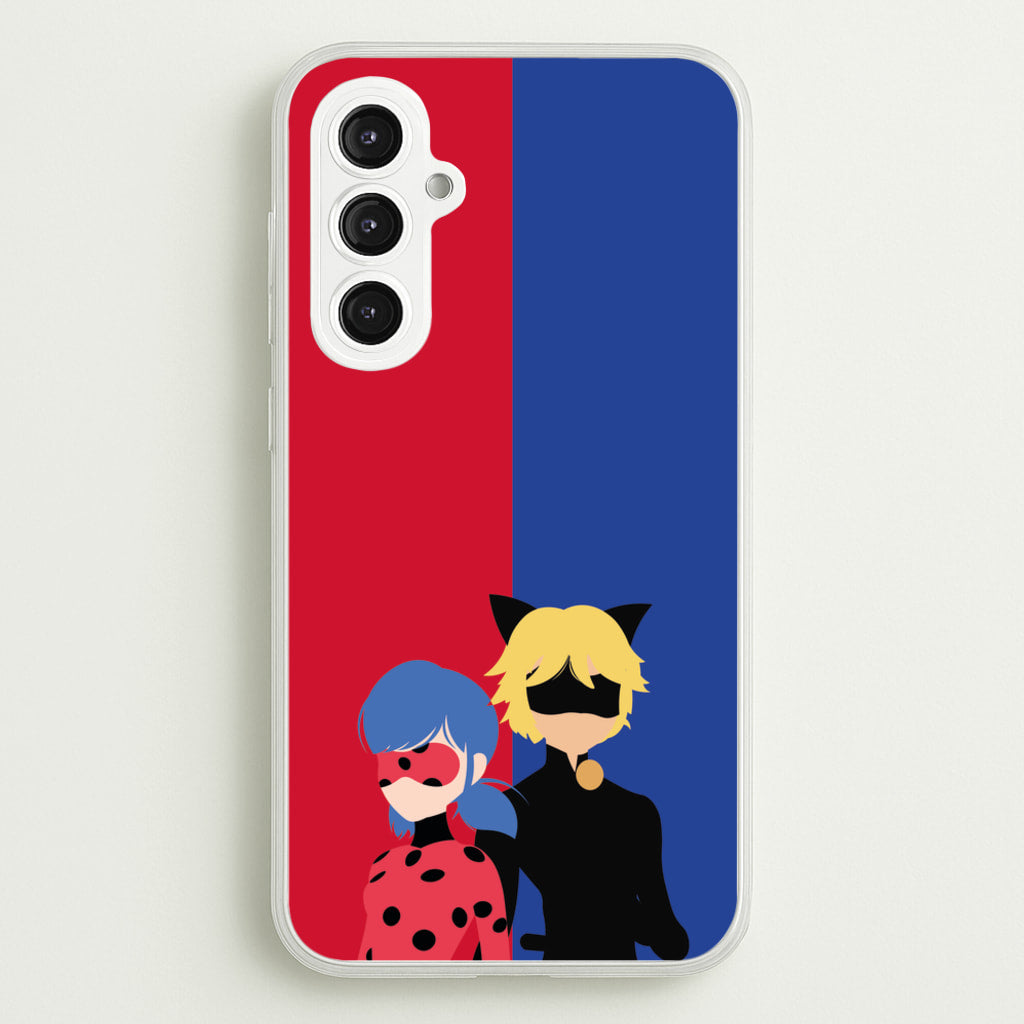 Red And Blue - Miraculous Phone Case for Galaxy S23FE