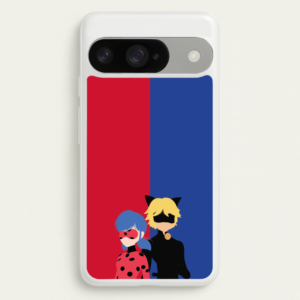 Red And Blue Phone Case for Google Pixel 10 / 10 Pro