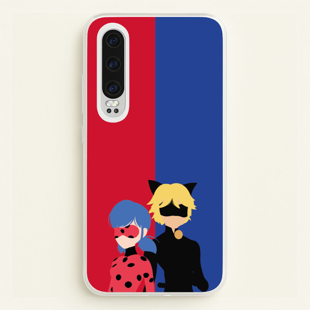 Red And Blue - Miraculous Phone Case for Huawei P30