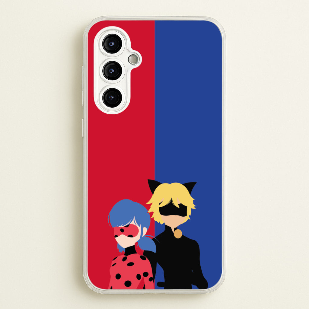 Red And Blue - Miraculous Phone Case for Galaxy A54