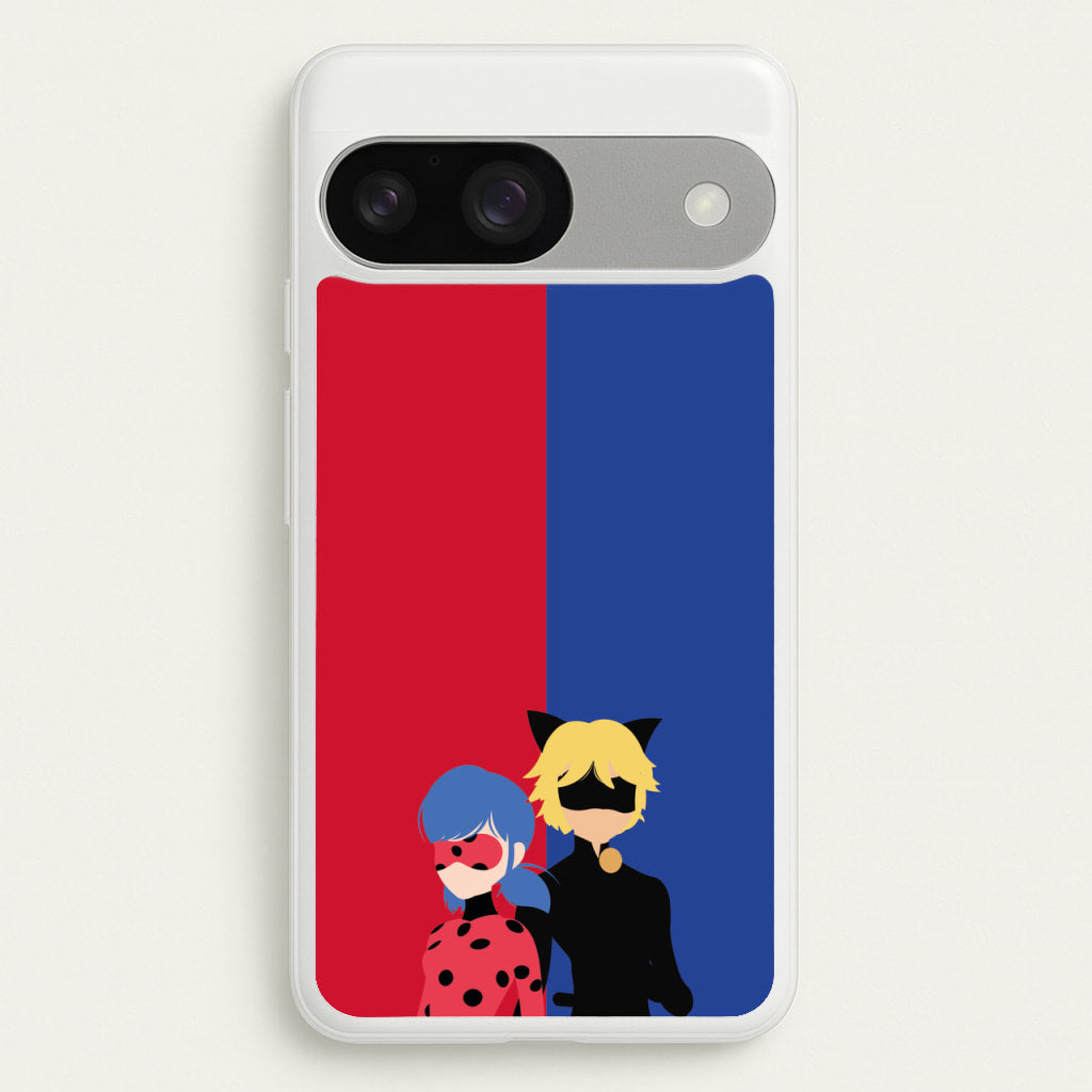 Red And Blue - Miraculous Phone Case for Google Pixel 9 / 9 Pro