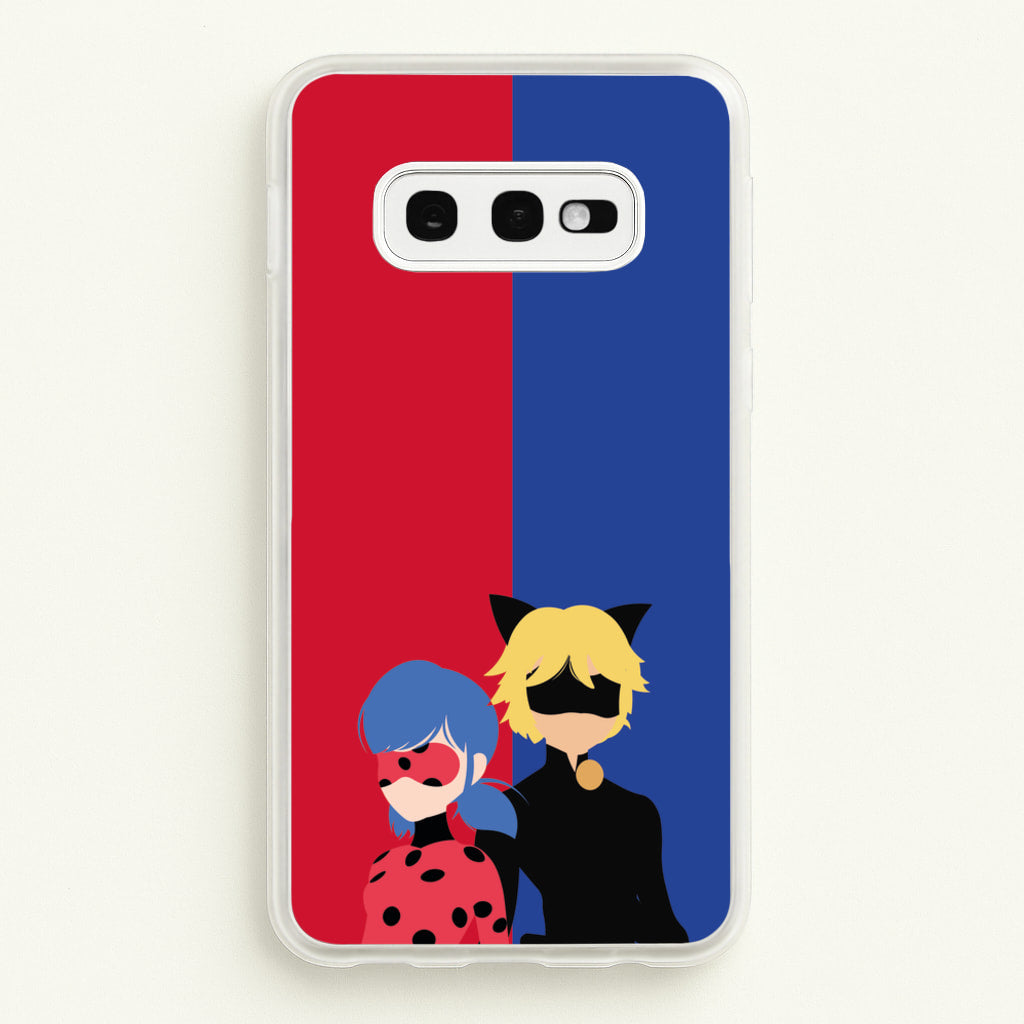 Red And Blue - Miraculous Phone Case for Galaxy S10e