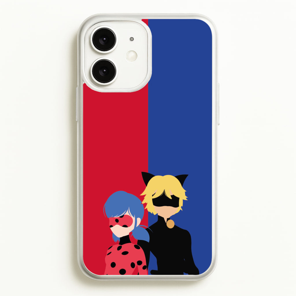 Red And Blue - Miraculous Phone Case for iPhone 11