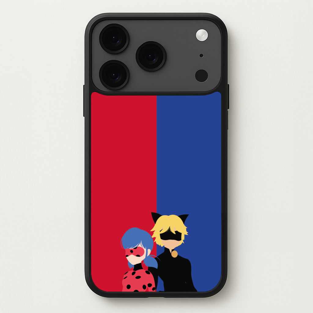 Red And Blue Phone Case for iPhone 17 Pro Max