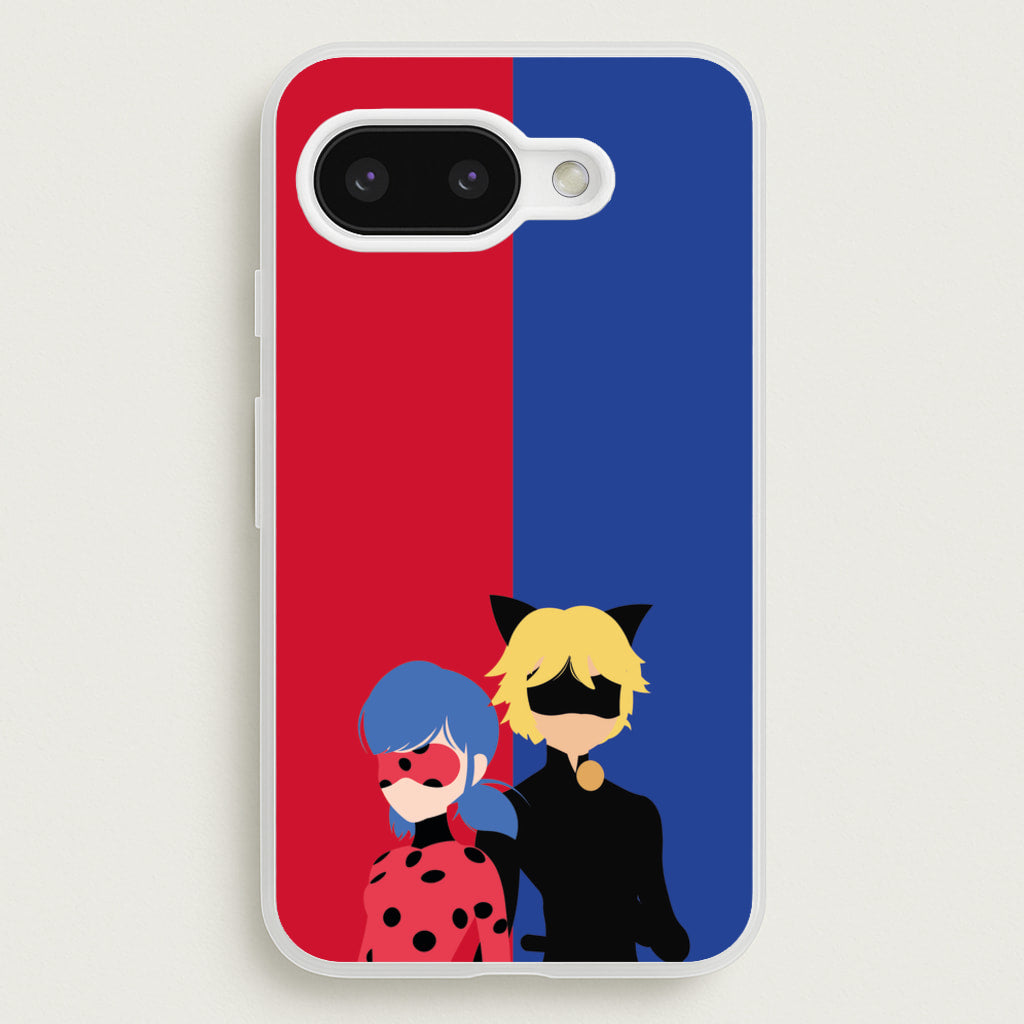 Red And Blue - Miraculous Phone Case for Google Pixel 9a