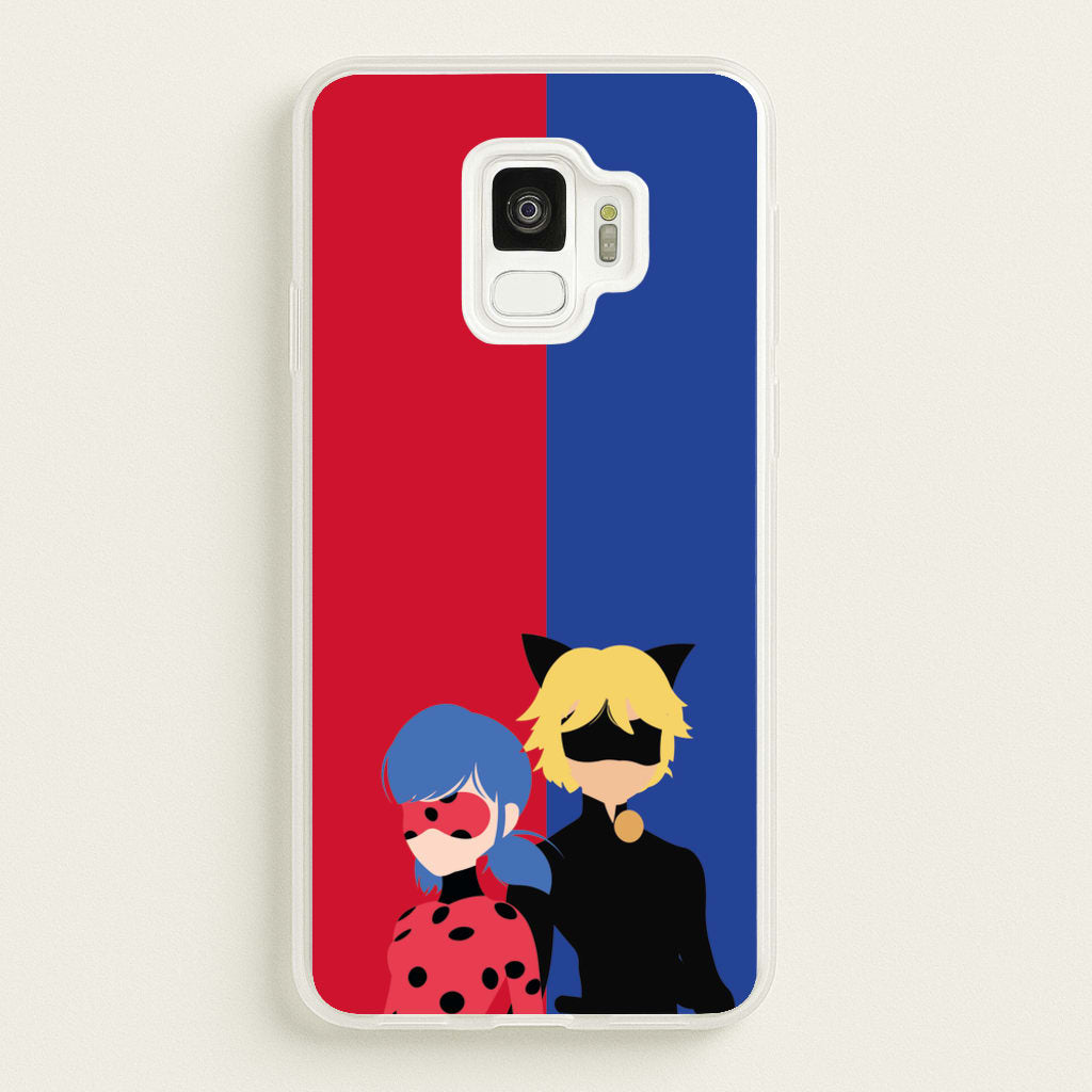 Red And Blue - Miraculous Phone Case for Galaxy S9