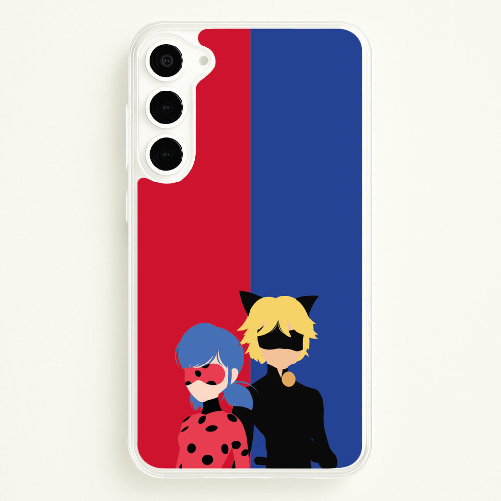 Red And Blue - Miraculous Phone Case for Galaxy S23 Plus