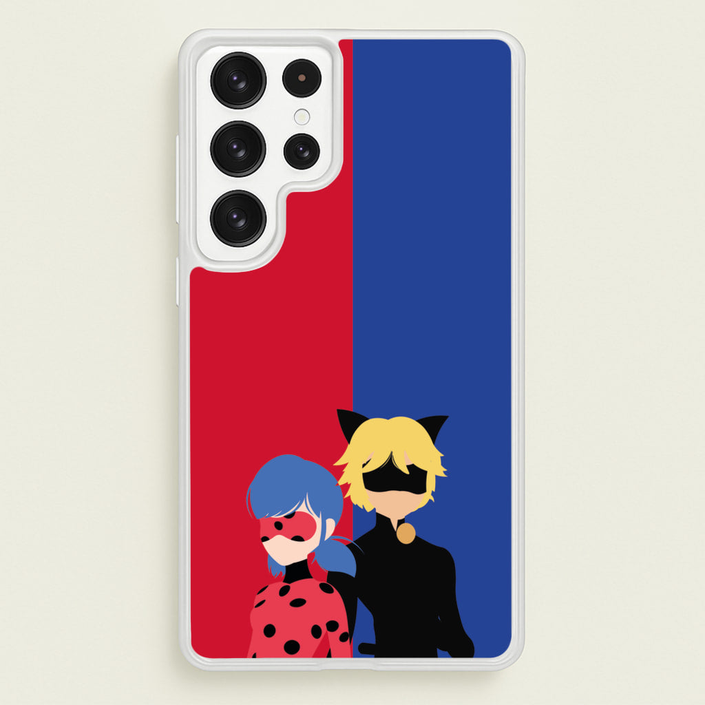 Red And Blue - Miraculous Phone Case for Galaxy S22 Ultra