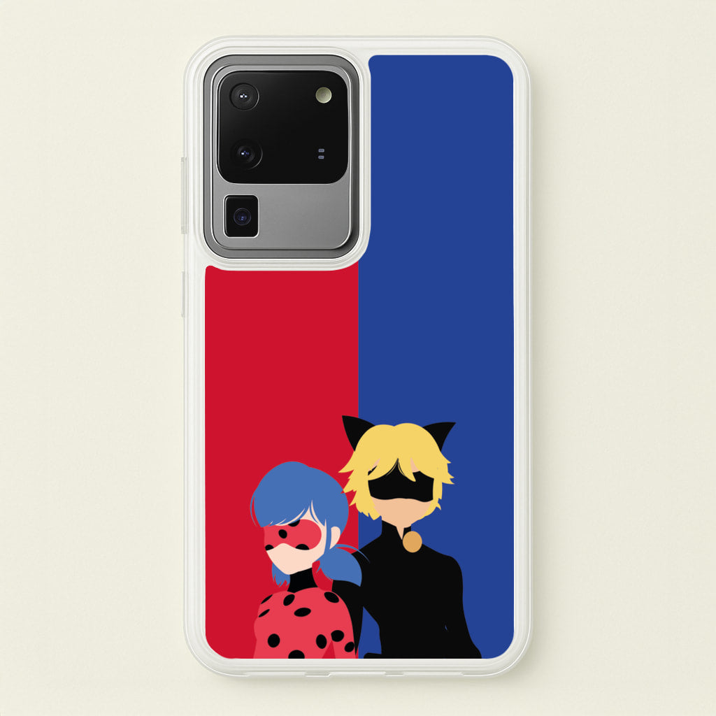 Red And Blue - Miraculous Phone Case for Galaxy S20 Ultra