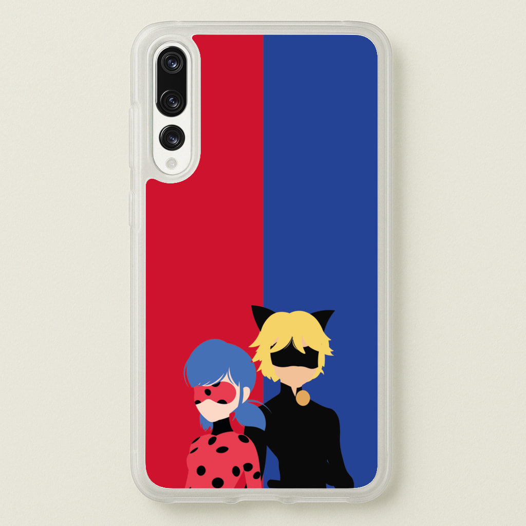 Red And Blue - Miraculous Phone Case for Huawei P20 Pro