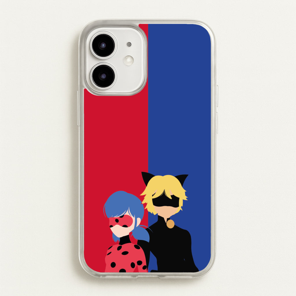 Red And Blue - Miraculous Phone Case for iPhone 12 Mini